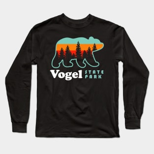 Vogel State Park Camping Georgia Lake Bear Long Sleeve T-Shirt
